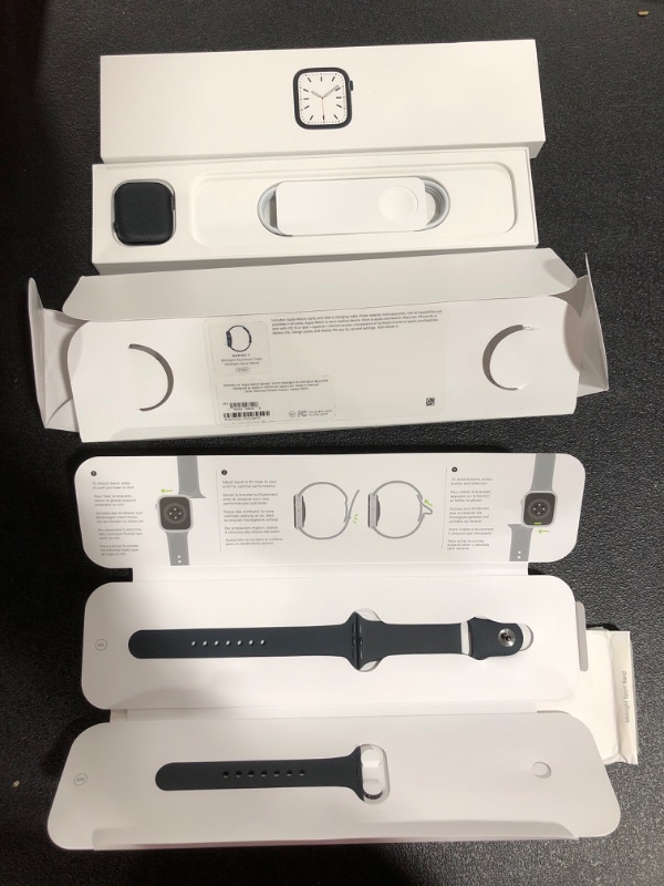 Photo 8 of Apple Watch Series 7 (GPS), Midnight, 41mm (MKMX3LL/a)--THE ICLOUD IS LOCKED ON ITEM--SOLD FOR PARTS ONLY
