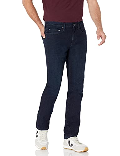 Photo 1 of Amazon Essentials Men's Slim-Fit Stretch Jean, Blue, Over Dye, 30W X 30L
