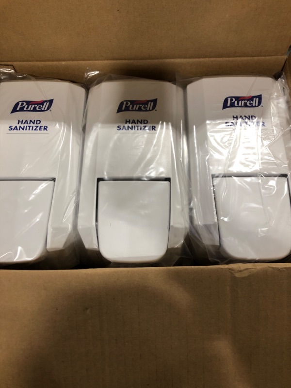 Photo 2 of Purell® CS2 Push-Style Hand Sanitizer Dispensers, White, Case Of 6 Dispensers