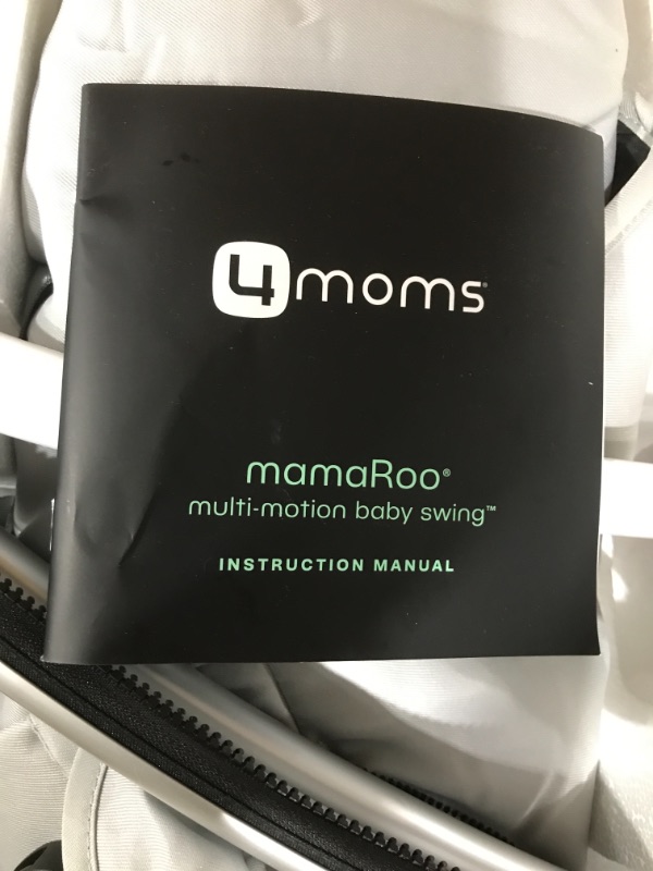 Photo 3 of 4moms MamaRoo Multi-Motion Baby Swing, Bluetooth Baby Swing with 5 Unique Motions, Grey Gray