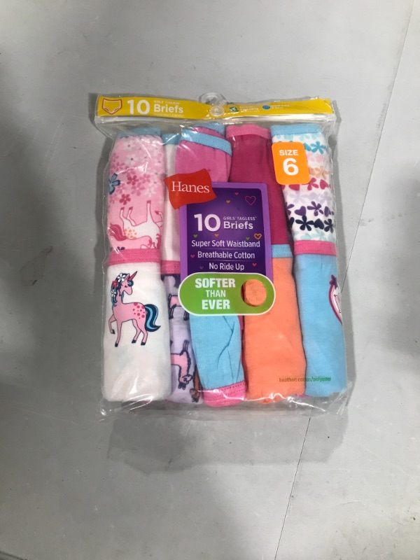 Photo 1 of 10 PACK GIRLS UNDERWEAR SIZE 6  