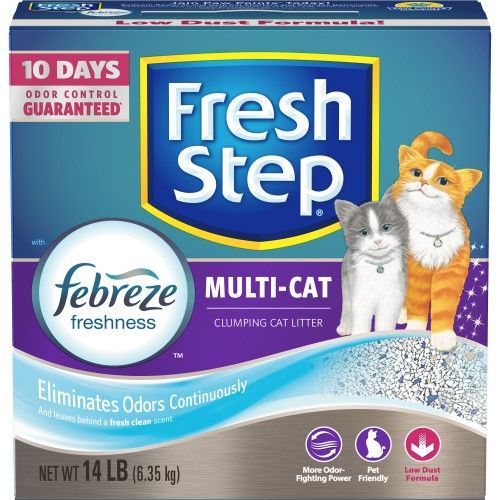 Photo 1 of 02049 14 Lb. Multi-Cat Scoopable Scented Cat Litter
