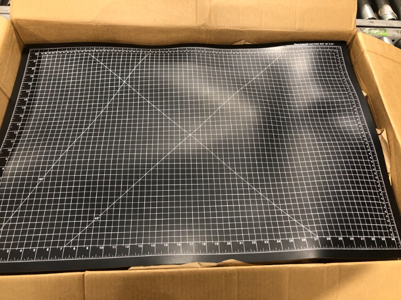 Photo 2 of Dahle Vantage 10673 Self-Healing Cutting Mat, 24"x36", 1/2" Grid, 5 Layers for Max Healing, Perfect for Crafts & Sewing, Black Black 24" x 36"