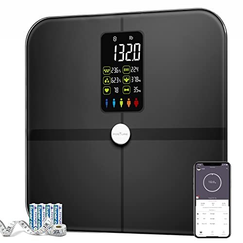 Photo 1 of Body Fat Scale, Posture Extra Large Display Digital Bathroom Wireless Weight Scale Composition Analyzer with Heart Rate Heart Index & Body Status with
