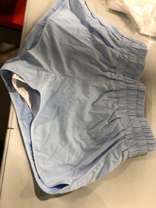 Photo 1 of Baby blue shorts size Lrg 