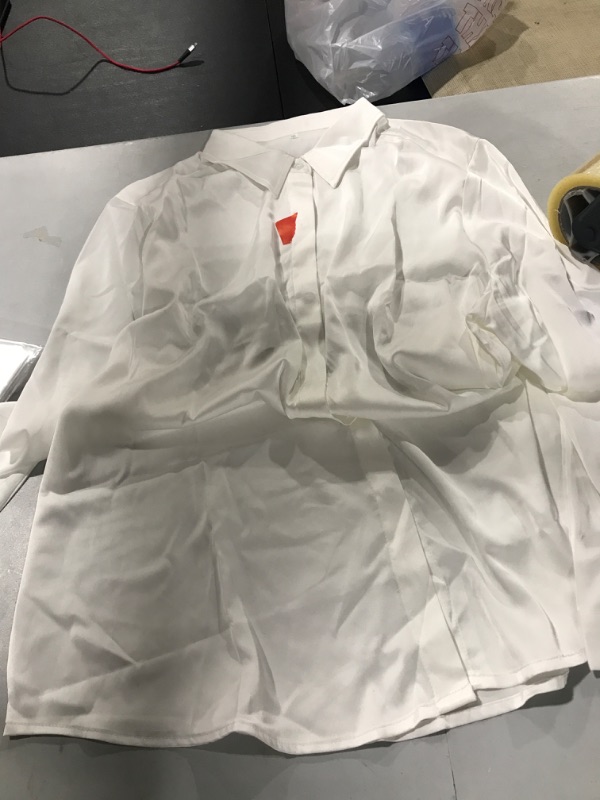 Photo 1 of 3XL white long sleeve shirt button up 