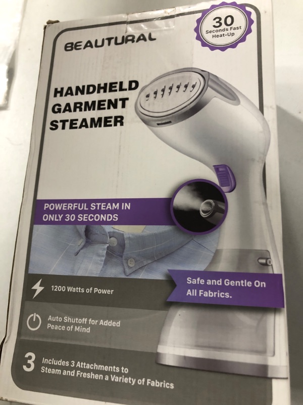 Photo 1 of Beautiful handheld garment steamer powerful steam in only 30 seconds 