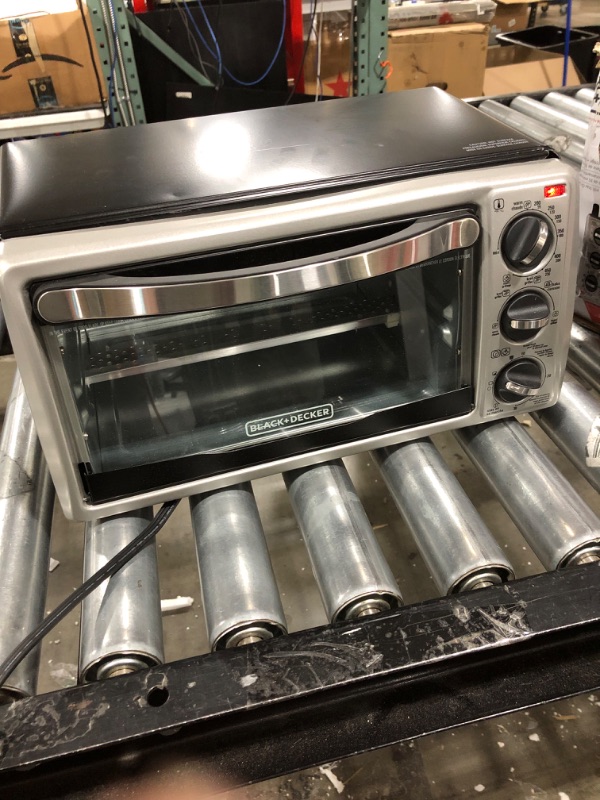 Photo 2 of BLACK+DECKER 4-Slice Toaster Oven with Natural Convection, Stainless Steel, TO1760SS
