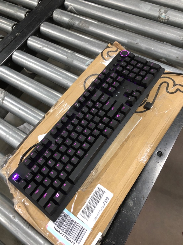 Photo 2 of Razer Huntsman V2 Analog Gaming Keyboard: Razer Analog Optical Switches - Chroma RGB Lighting - Magnetic Plush Wrist Rest - Dedicated Media Keys & Dial - Classic Black
