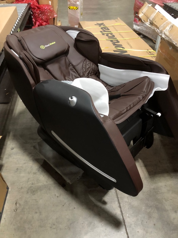 Photo 5 of Real Relax Massage Chair, Full Body Zero Gravity SL-Track Massage Chair, Shiatsu Massage Recliner Chair with Heat Body Scan Bluetooth Foot Roller