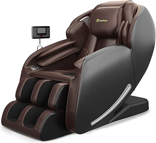 Photo 1 of Real Relax Massage Chair, Full Body Zero Gravity SL-Track Massage Chair, Shiatsu Massage Recliner Chair with Heat Body Scan Bluetooth Foot Roller