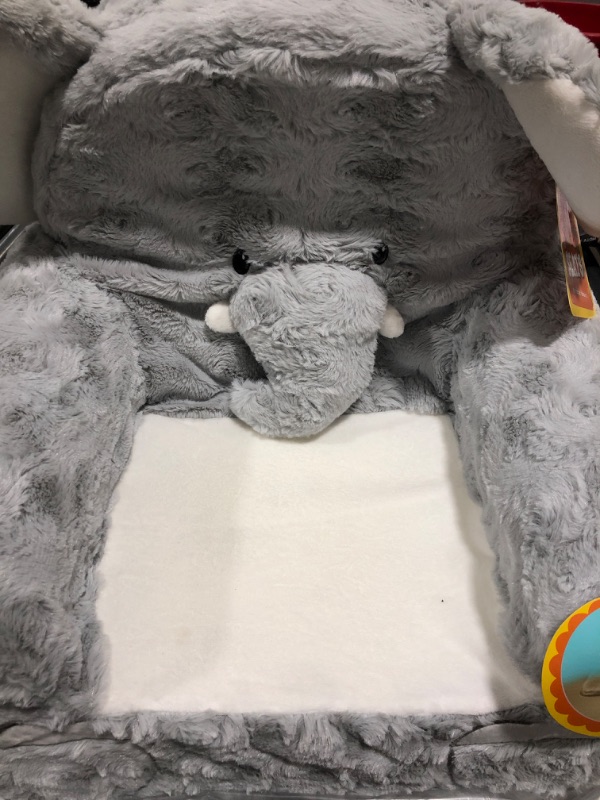 Photo 3 of Animal Adventure | Sweet Seats | Grey Elephant Children's Plush Chair