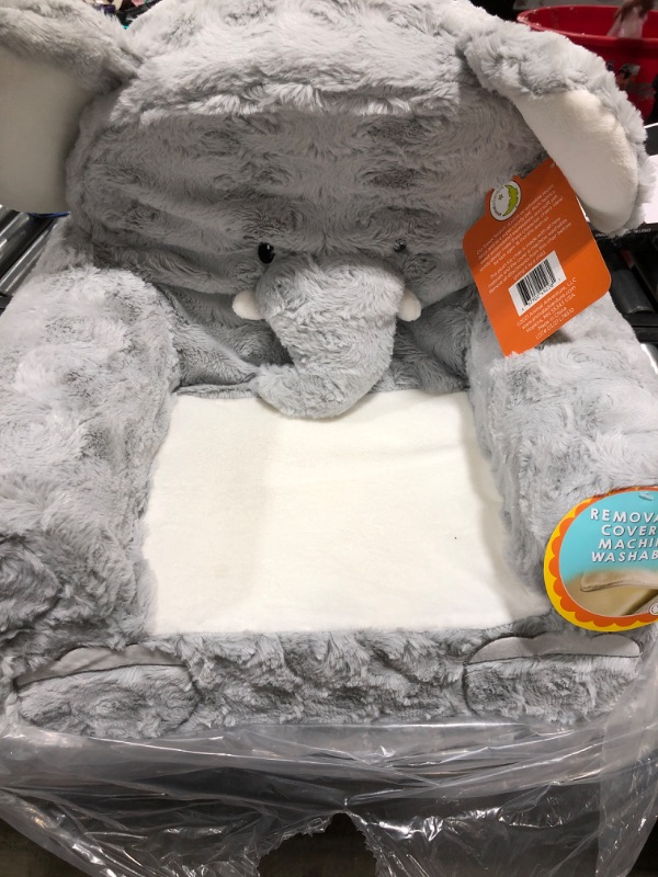 Photo 2 of Animal Adventure | Sweet Seats | Grey Elephant Children's Plush Chair