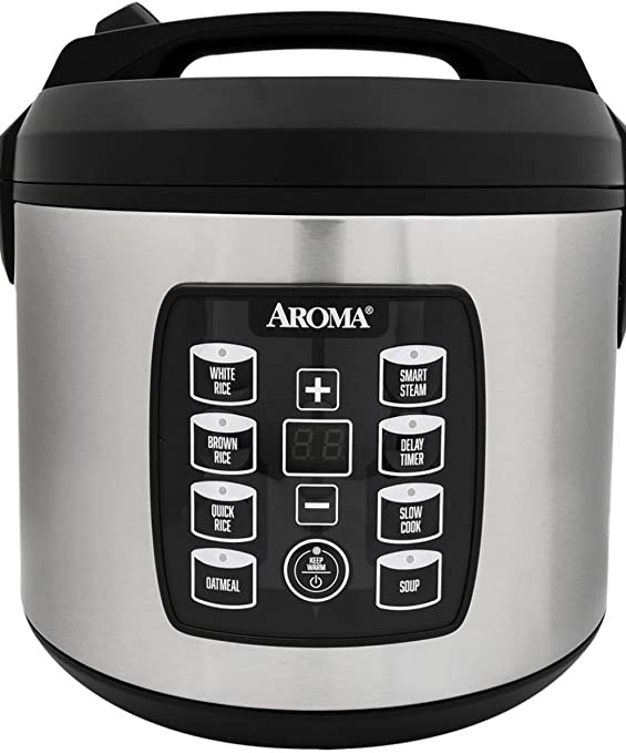 Photo 1 of Aroma Digital Rice Cooker - Stainless Steel (20 cups) ARC-1030SB