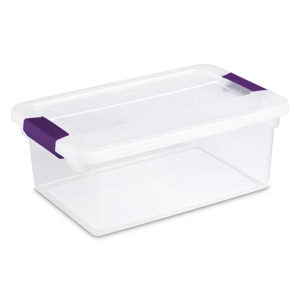 Photo 1 of 15-Qt. ClearView Latch Box Storage Tote Container (12 Pack)