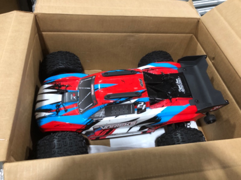 Photo 6 of ARRMA RC Truck 1/10 VORTEKS 4X4 3S BLX Stadium Truck RTR (Batteries and Charger Not Included), Red, ARA4305V3T1