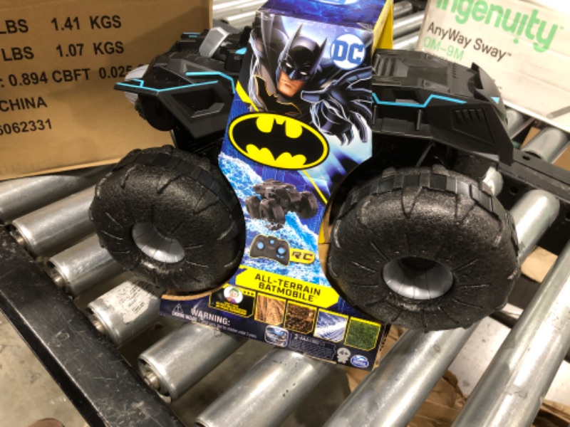 Photo 2 of DC Comics Batman, All-Terrain Batmobile Remote Control Vehicle, Water-Resistant Batman Toys for Boys Aged 4 and Up All Terrain Batmobile