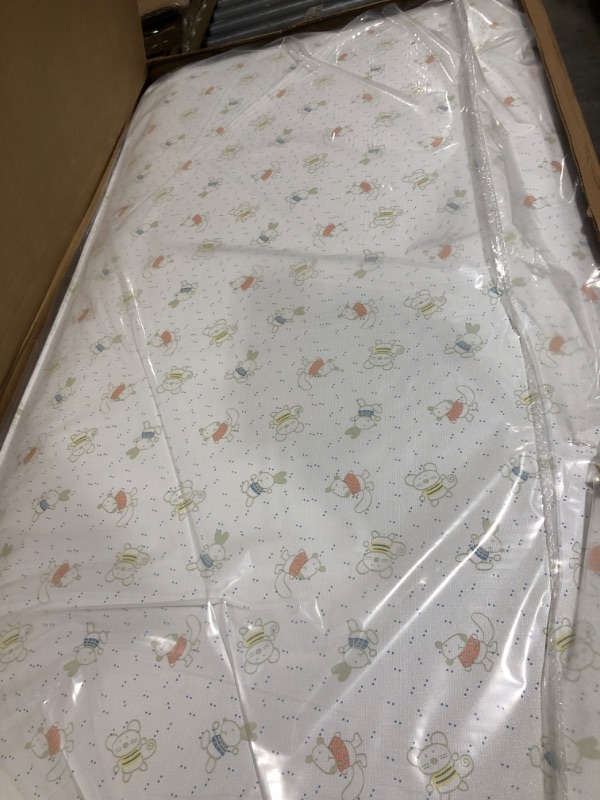 Photo 2 of Kolcraft BabyPedic Bubbie Extra Firm Waterproof Baby Crib and Toddler Mattress - 80 Steel Coils - Made in USA, 52"x28"