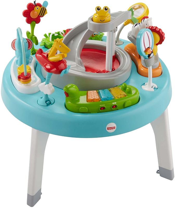 Photo 1 of Fisher-Price 3-in-1 Sit-to-Stand Activity Center, Baby to Toddler Convertible Play Center [Amazon Exclusive], 1 Count (Pack of 1)
