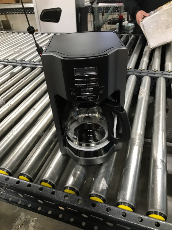 Photo 2 of 12-Cup Programmable Coffeemaker, Rapid Brew, Brushed Metallic