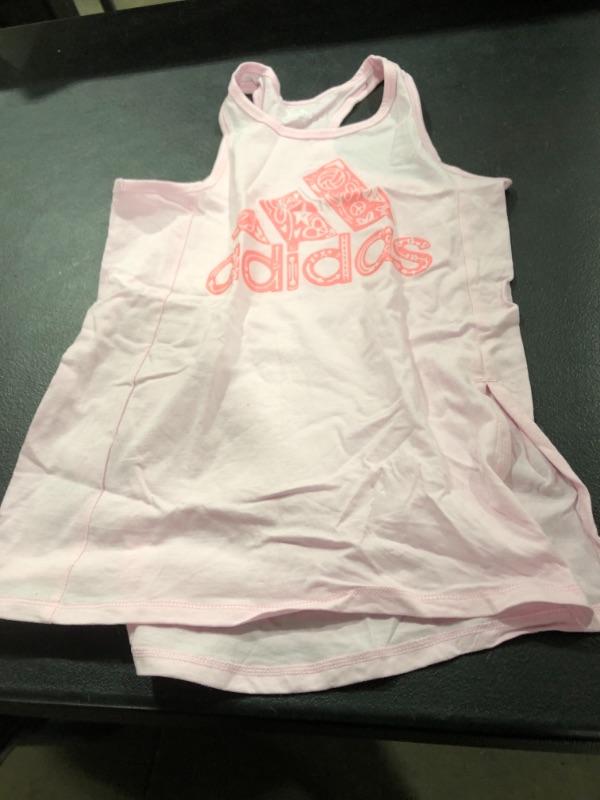 Photo 2 of adidas Girls' Sleeveless Tie Front Tank 22
size small