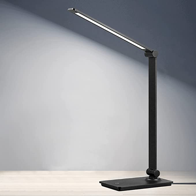 Photo 1 of LED Desk Lamp, Touch Control Desk Lamp with 3 Levels Brightness, Dimmable Office Lamp with Adjustable Arm, Foldable Table Desk Lamp for Table Bedroom Bedside Office Study, 5000K, 8W, Black
Product Dimensions	14.92"D x 4.45"W x 1.85"H