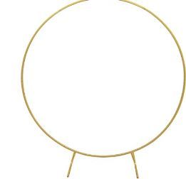 Photo 1 of  Gold Balloon Arch Stand Circle 