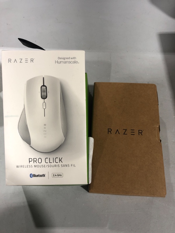 Photo 2 of Razer Pro Click Humanscale Wireless Mouse: Ergonomic Form Factor - 5G Advanced Optical Sensor - Multi-Host Connectivity - 8 Programmable Buttons - Extended Battery Life of up to 400 Hours
