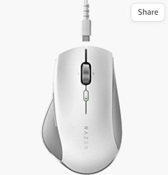 Photo 1 of Razer Pro Click Humanscale Wireless Mouse: Ergonomic Form Factor - 5G Advanced Optical Sensor - Multi-Host Connectivity - 8 Programmable Buttons - Extended Battery Life of up to 400 Hours
