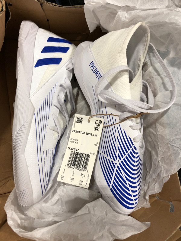 Photo 2 of ADIDAS PREDATOR EDGE.3 FG (WHITE/BLUE) 3.5