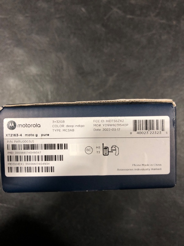Photo 4 of Moto G Pure | 2021 | 2-Day battery | Unlocked | Made for US by Motorola | 3/32GB | 13MP Camera | Deep Indigo
