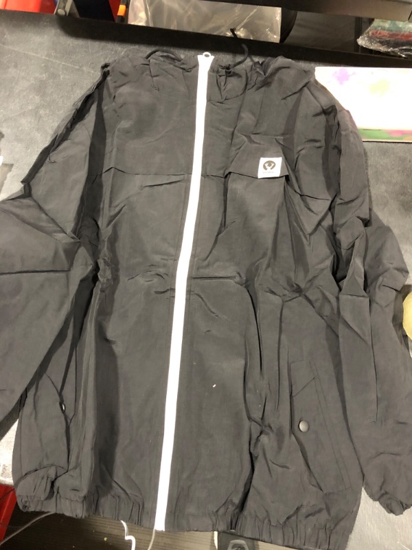Photo 1 of Abollria Women's Lightweight Raincoat Hooded Waterproof Active Outdoor Rain Jacket with Pockets Windbreaker
2XL 
