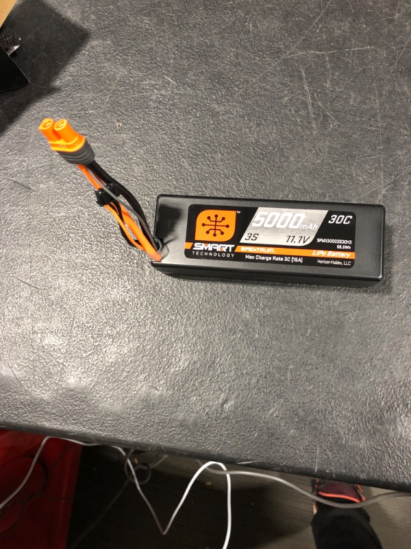 Photo 2 of 5000mAh 3S 11.1V Smart LiPo 30C Hardcase; IC3
