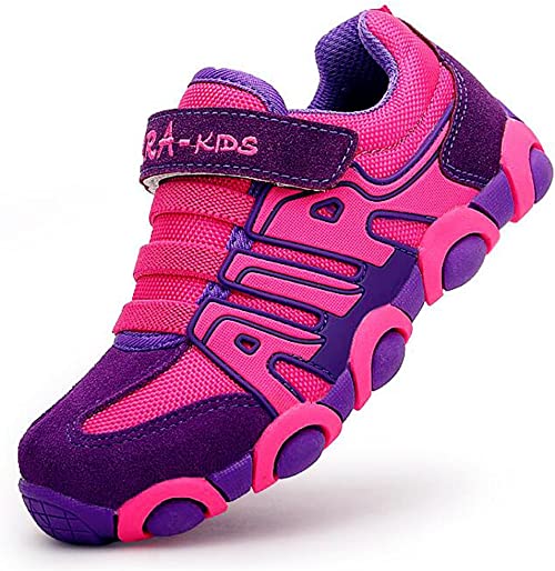 Photo 1 of DADAWEN Boy's Girl's Casual Strap Light Weight Sneakers Running Shoes(Toddler/Little Kid/Big Kid) SIZE 4T
