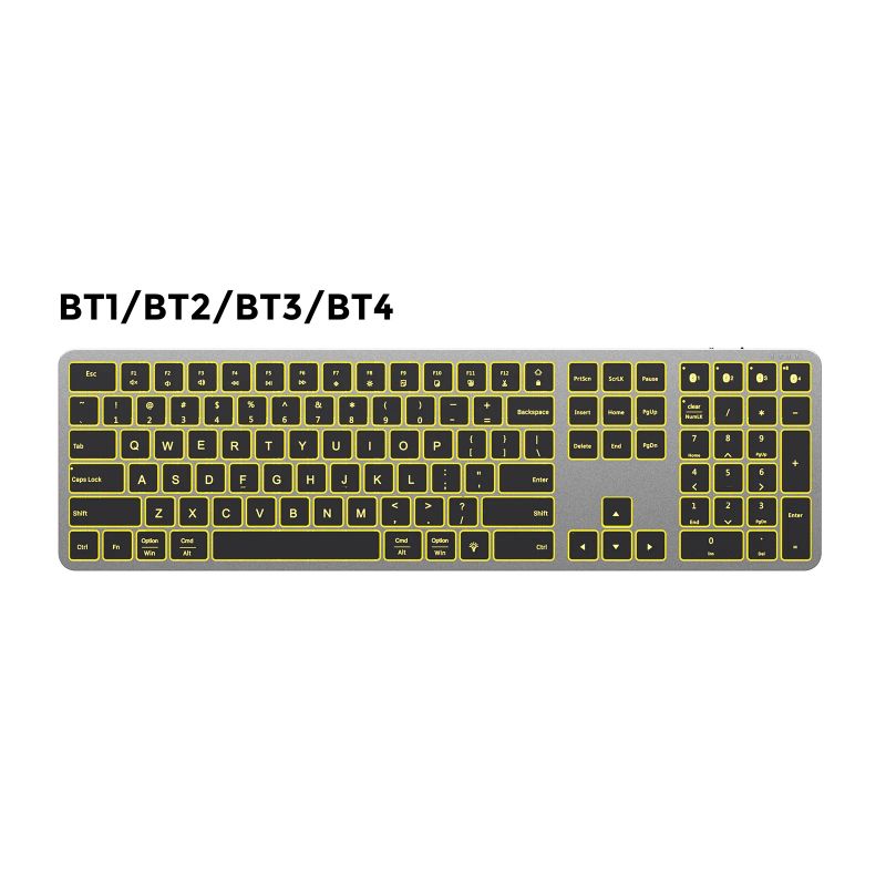 Photo 1 of ISJ-ZXKB01 Backlit Bluetooth Keyboard
