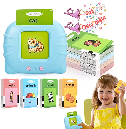 Photo 1 of Talking Flash Cards Learning Toys for 2 3 4 5 6 Year Old Boys Girls, LIONVISON Autism Sensory Toys for Autistic Children with 224 Words, Preschool Montessori Toys and Birthday Gift for Kids Ages 2-6
