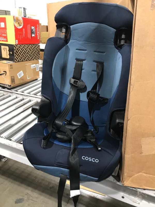 Photo 2 of Cosco Finale DX 2 in 1 Booster Car Seat Sport Blue