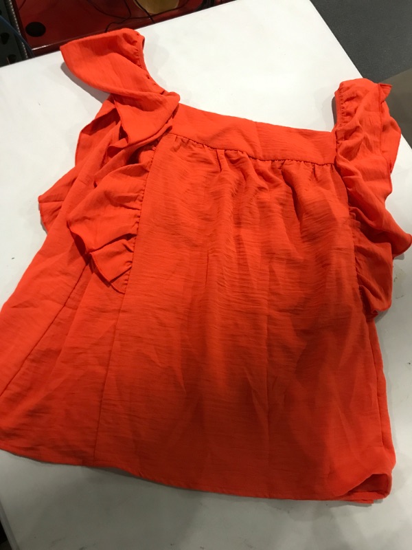 Photo 1 of  Women's  Orange Blouse SIZE L 