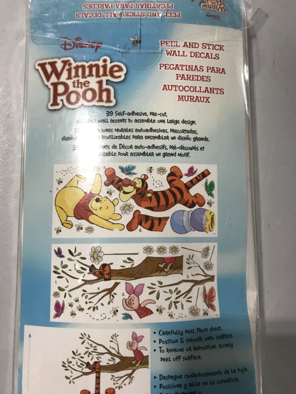 Photo 2 of  Winnie the Pooh Wall Decals (Peel and Stick) 