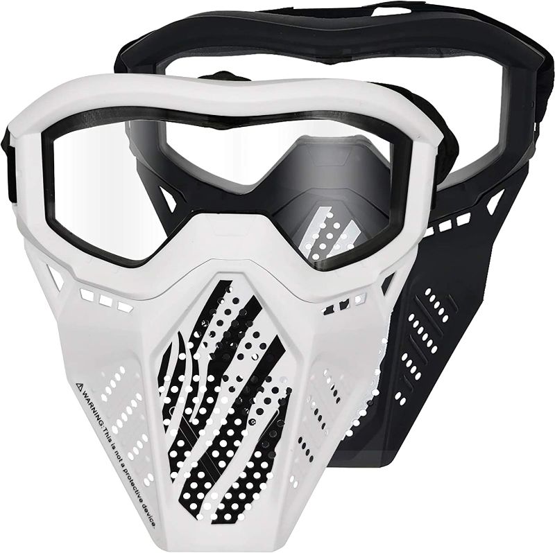 Photo 1 of 2 Pack Tactical Mask Compatible with Nerf Rival, Apollo, Zeus, Khaos, Atlas, Artemis Blasters Rival Mask
