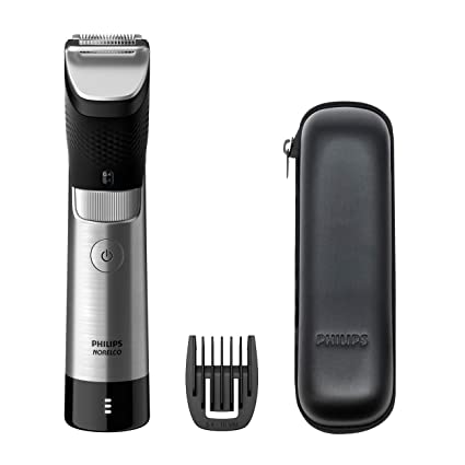 Photo 1 of Philips Norelco Series 9000, Ultimate Precision Beard and Hair Trimmer with Beard Sense Technology for an Even Trim, BT9810/40
