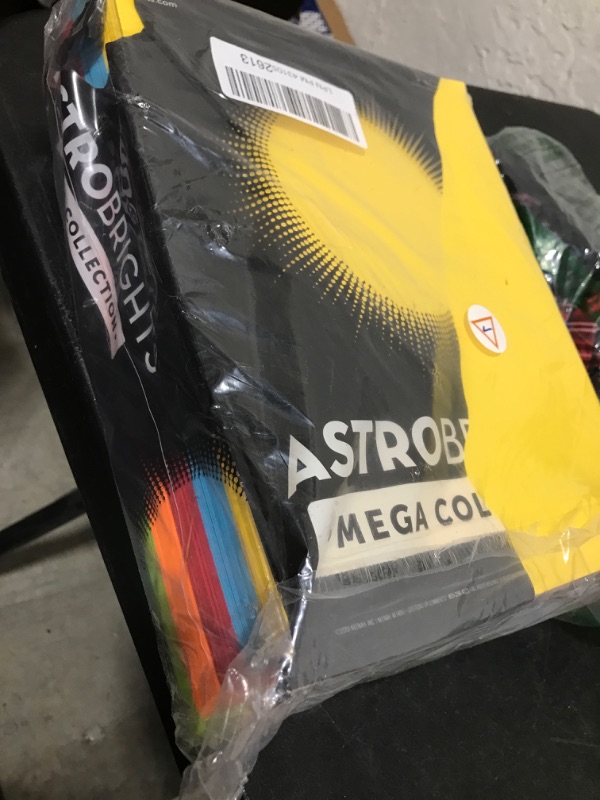 Photo 2 of Astrobrights Mega Collection, Colored Cardstock,"Classic" 5-Color Assortment, 320 Sheets, 65 lb/176 gsm, 8.5" x 11" - MORE SHEETS! (91630)