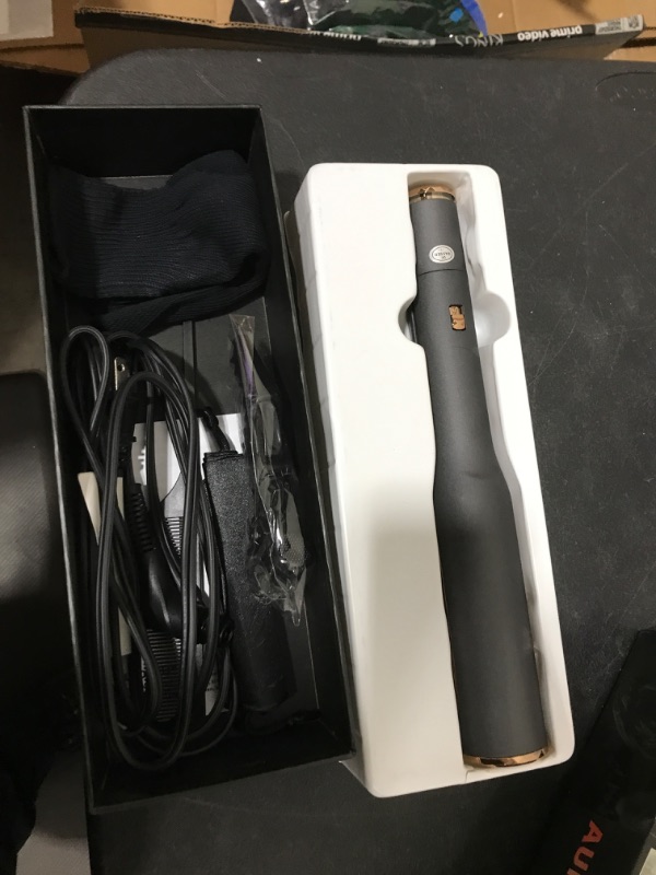 Photo 2 of AUKOURLI Crimper Hair Iron Curler Beach Waver Curling Iron,3 in 1 Hair Straightener with Detachable Power Cord,140?~450?,Good for Gift