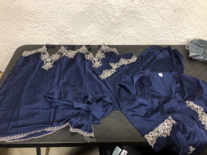 Photo 1 of 4 PACK ROYAL BLUE SLEEPING SET SIZE XL 