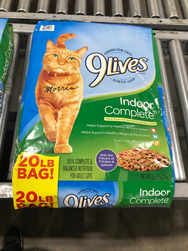 Photo 2 of 9Lives Dry Cat Food Indoor Complete 20 Pound (Pack of 1)