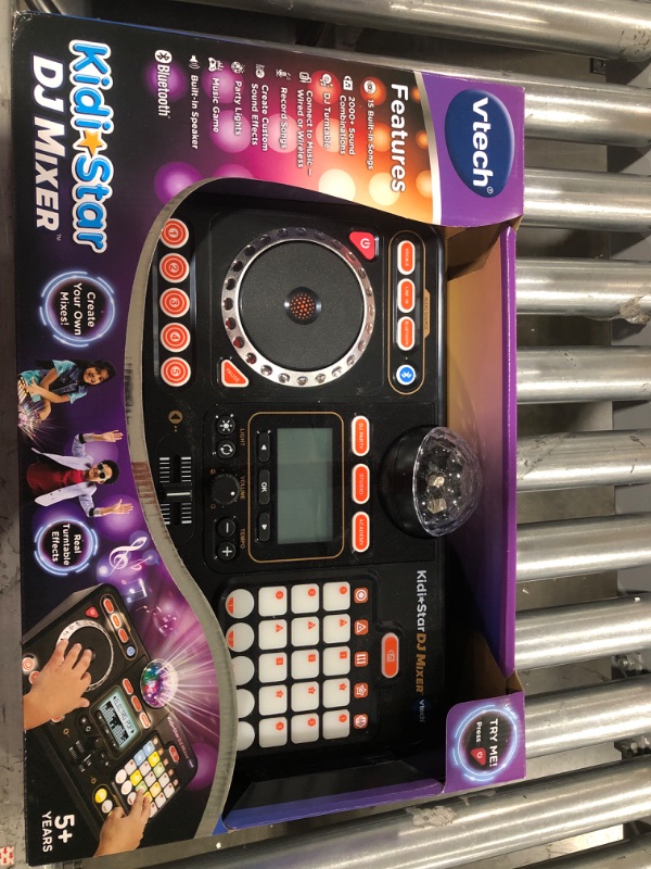 Photo 2 of VTech KidiStar DJ Mixer Black