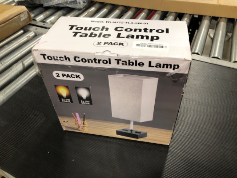 Photo 5 of Touch Control Table Lamps Set of 2 5.9"D x 5.9"W x 15"H