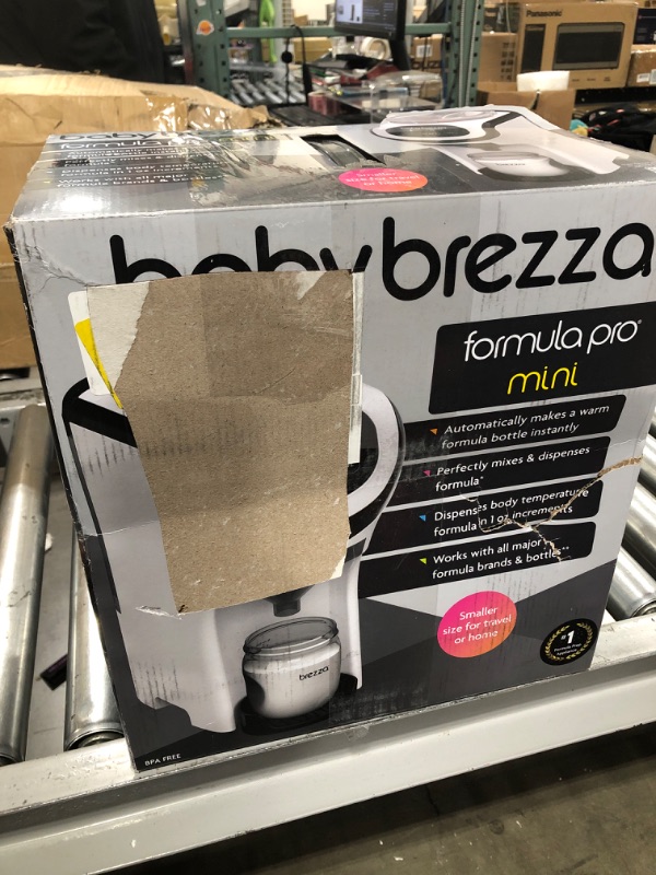 Photo 3 of Baby Brezza Formula Pro Mini Baby Formula Maker – Small Baby Formula Mixer Machine Fits Small Spaces and is Portable for Travel– Bottle Makers Makes The Perfect Bottle for Your Infant On The Go