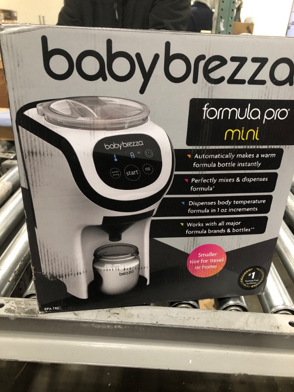 Photo 2 of Baby Brezza Formula Pro Mini Baby Formula Maker – Small Baby Formula Mixer Machine Fits Small Spaces and is Portable for Travel– Bottle Makers Makes The Perfect Bottle for Your Infant On The Go