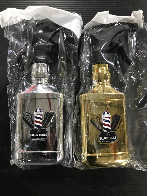 Photo 1 of 2 Pack- segbeauty empty bottle 400- Silver and Gold